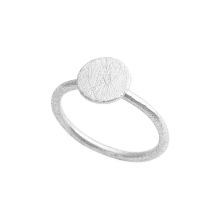 Billede af Susanne Friis Bjørner Ring sølv mat mønt 8 mm str. 59