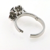 Billede af Gigt ring (kan åbnes) med roset 14 kt. hvg.
