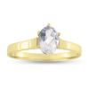 Billede af Ring "Glory" m. oval sten i guld