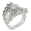 Billede af Ring med hestehoved (hest) 925s.