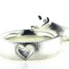 Billede af Ringe sølv, herrering 7,2 mm., damering 3,9 mm. med brill. 0,01 w/vs.