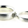 Billede af Ringe sølv, herrering 7,2 mm., damering 3,9 mm. med brill. 0,01 w/vs.
