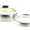 Billede af Ringe sølv, herrering 7,2 mm., damering 3,9 mm. med brill. 0,01 w/vs.