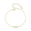 Billede af WiOGA Alejna armbånd forgyldt sølv (15,5-18 cm)