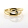 Billede af Ring med brill. 0,05 w/vs. 14 kt.