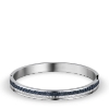 Billede af Bering armring Arctic Symphony poleret stål m. blå indering og synt. sten 170-190mm