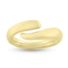 Billede af Ring forskudt skinne 925s forgyldt (forgyldning vil blive slidt af ved brug !)
