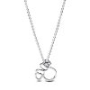 Billede af *Pandora Disney Minnie Mouse Silhuet halskæde sølv m. cz (45 cm)