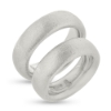 Billede af Vielses & Forlovelses ringe oval profil, bred. 7,1 mm. tk. 3,3 mm. 925s.