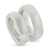 Billede af Vielses & Forlovelses ringe oval profil, bred. 7,1 mm. tk. 3,3 mm. 925s.
