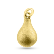Billede af Vedhæng dråbe masiv (hj. 17,4 , ty. 12  mm) 14 kt. 