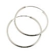 Billede af By Pind creol sølv med vippelås 35x2mm (3,5cm i diameter)