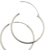 Billede af By Pind creol sølv med vippelås 35x2mm (3,5cm i diameter)