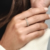 Billede af Pandora Funklende Række Eternity ring forgyldt metalblanding m. cz (str. 48-60)