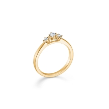 Billede af Mads Z "Crown Trinity" ring 14 kt m. ialt 0,17 ct. brillanter w/si str. 52