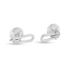 Billede af Kjoleknapper / brystknapper knude, massiv dia. 8,0 mm. 14 kt. hvg.
