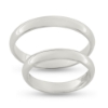 Billede af Vielses & Forlovelses ringe 925 s. (br. 3,5 mm. tk. 1,5 mm.)