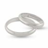 Billede af Vielses & Forlovelses ringe 925 s. (br. 3,5 mm. tk. 1,5 mm.)