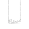 Billede af Studio Z "Name Tag - REBECCA" halskæde sølv (40-45 cm)