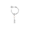 Billede af Jane Kønig Drippy Hoop with Pearl Drop sølv  (1stk)
