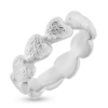 Billede af Ring hjerter 14 kt. hvg. priser fra