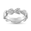 Billede af Ring hjerter 14 kt. hvg. priser fra