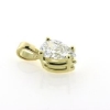 Billede af Vedhæng med dråbeformet diamant ca. 1,5 ct. (9,4*6 mm.) 14 kt.