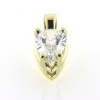 Billede af Vedhæng med dråbeformet diamant ca. 1,5 ct. (9,4*6 mm.) 14 kt.