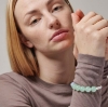 Billede af *ENAMEL Copenhagen Yara armbånd forgyldt sølv m. fvp + ædelsten (16,5+3cm)
