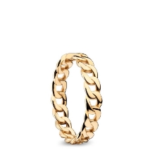 Billede af Bering ring Arctic Symphony inderring panser forgyldt blank stål str. 65 (9)