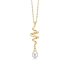 Billede af Mads Z "Swirl w. Pearl" vedhæng 14 kt. ekskl. kæde