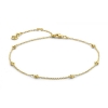 Billede af Spirit Icons Shishi armbånd forgyldt sølv 19 cm. justérbar