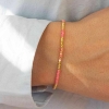 Billede af Hultquist Elina armbånd forgyldt sølv m. miyukiperler (16+3cm)