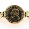 Billede af Armlænke Panser med Krügerrand mønt, 14 kt.
