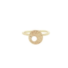 Billede af Heiring Dreamcatcher Mini ring forgyldt sølv str. 54