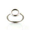 Billede af Ring Circles brill. 0,01 w/vs. 11 mm. 925s (overflade sand)