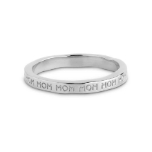 Billede af ENAMEL Copenhagen Mom ring sølv (str. 50)