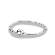 Billede af Pandora Armbånd sølv m. hjerte 16cm