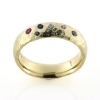 Billede af Ring fattet med 7 stene 14 kt.