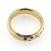 Billede af Ring fattet med 7 stene 14 kt.