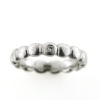 Billede af Ring kugler hele vejen rundt, massiv, brill. 0,03 w/vs. str. -59. 14 kt. hvg.