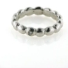 Billede af Ring kugler hele vejen rundt, massiv, brill. 0,03 w/vs. str. -59. 14 kt. hvg.