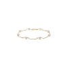 Billede af Mads Z "Moonlight" armbånd 8 kt. guld m. kulturperler 17+2 cm. 
