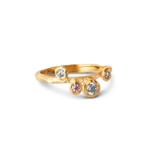 Billede af *ENAMEL Copenhagen Rose ring sølv forgyldt (str 50)
