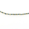 Billede af Classic by Pind Colorful ,knyttet armbånd aqua med sølvfg kugler 