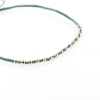Billede af Classic by Pind Colorful ,knyttet armbånd aqua med sølvfg kugler 