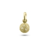 Billede af Vedhæng / charms golf kugle 7,5 mm., 3*  brill. 0,01 w/vs. 14 kt.