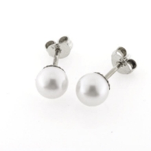 Billede af Ørestik fv. kulturperle 2* 2,5-3,0 mm. 14 kt. hvg.