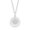 Billede af Lund Copenhagen Marguerit collier 18 mm sølv (45-48 cm)