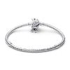 Billede af *Pandora Moments Funklende Månelås slangekædearmbånd (19 cm)